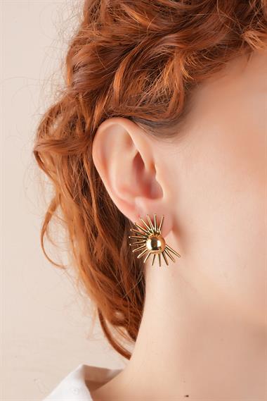 Çelik Topcuk Güneş Küpe 35638