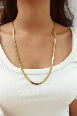 Çelik Uzun İtalyan Zincir Kolye B36503