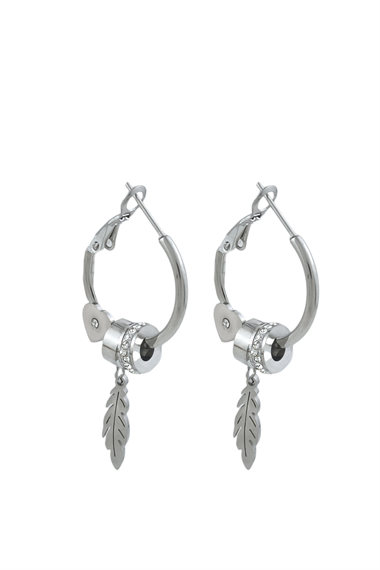 Çelik Yaprak Küpe TrKüpe35192