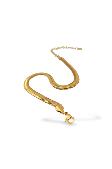 Çelik Yılan Zincir Bileklik