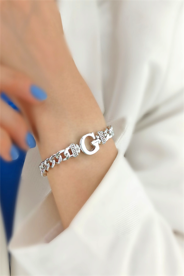 Gold G Harf Bileklik TrBilek7542 B34003