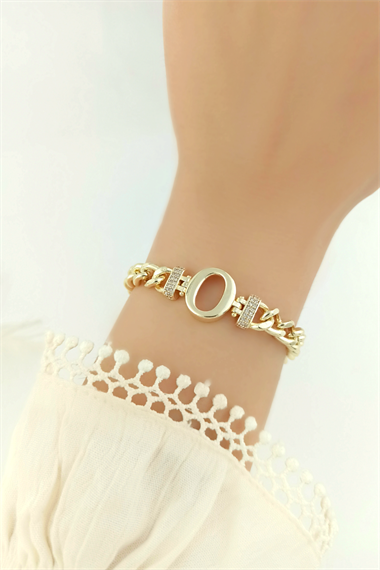 Gold O Harf Bileklik TrBilek70359