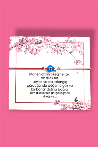 Marteniçka Bileklik Nazar Boncuklu Yıldız Figür Asansörlü Bileklik TRBİLEK7868