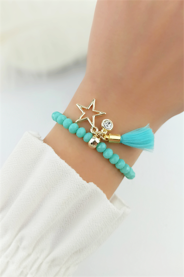 Misinalı Kristal Boncuk Bileklik TrBilek70190