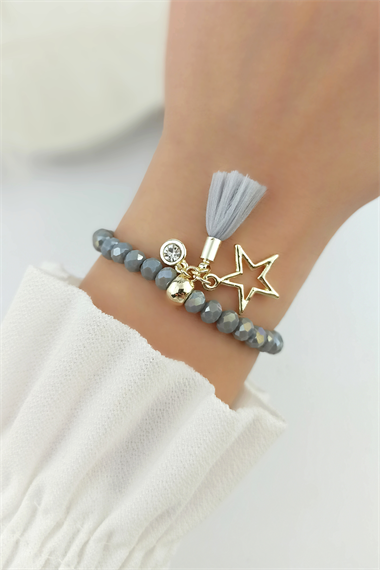 Misinalı Kristal Boncuk Bileklik TrBilek70190