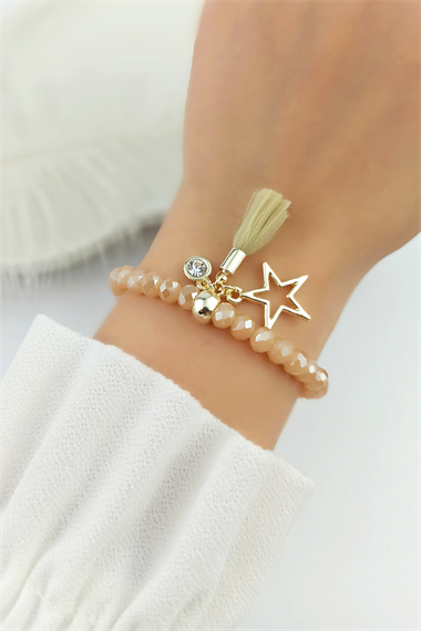 Misinalı Kristal Boncuk Bileklik TrBilek70190