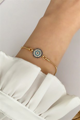 Nazar Boncuk Asansörlü Bileklik TrBilek7531 B33003