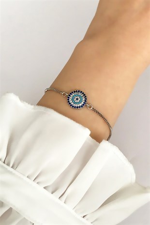 Nazar Boncuk Asansörlü Bileklik TrBilek7531 B33003