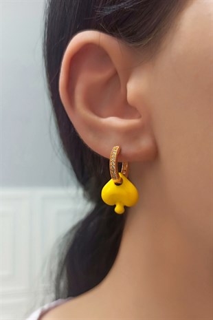 Özel Seri Renkli Maça Figür Halka Küpe TrKüpe34043 B34003