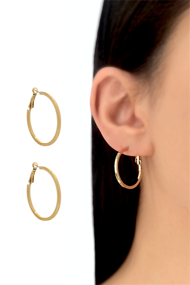 Premium 20 mm Kare Kesim Küpe