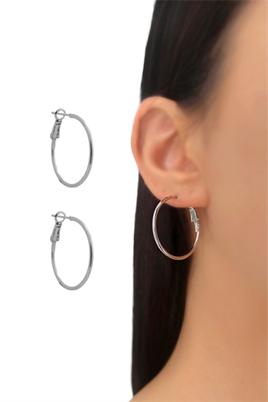 Premium 25 mm Halka Küpe