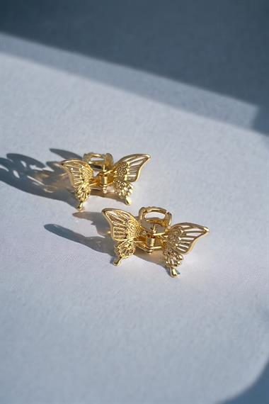 Premium 2li Minik Plaka Kelebek Mandal Toka