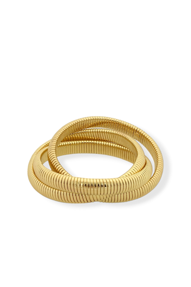 Premium 3lü Tırtıklı Kalın Bileklik Model