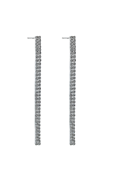 Premium Abiye 2 Sıra Su Yolu Küpe