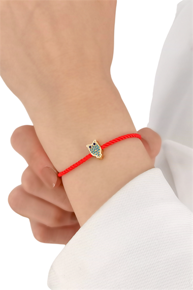 Premium Asansörlü Baykuş İp Bileklik