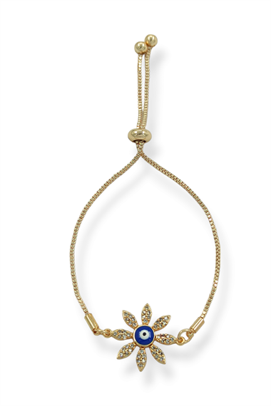 Premium Asansörlü Taşlı Çiçek Bileklik