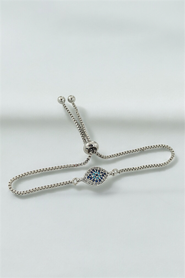 Premium Asansörlü Taşlı Göz Bileklik