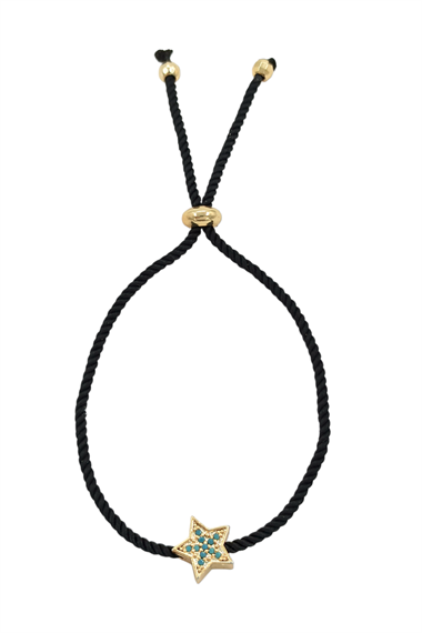 Premium Asansörlü Yıldız İp Bileklik