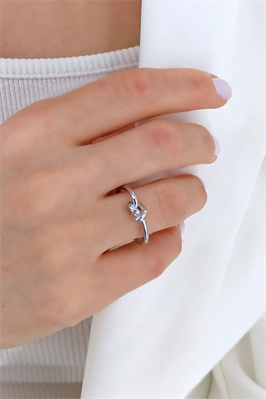 Premium Ayarlanabilir Plaka Düğüm Yüzük