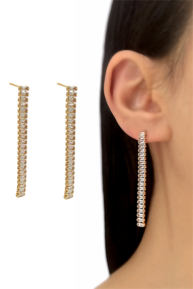 Premium Baget Su Yolu Küpe