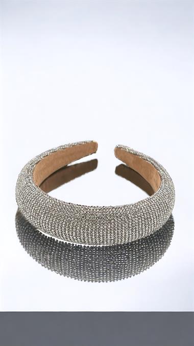 Premium Bombeli Kristal Taş Taç 