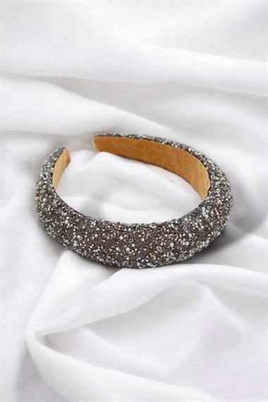 Premium Bombeli Kristal Taş Taç 