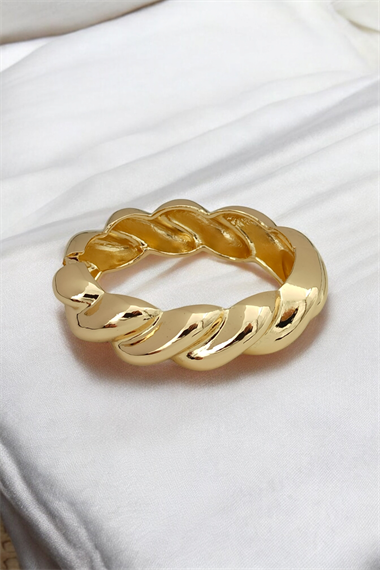 Premium Bombeli Plaka Burgu Kelepçe Bileklik