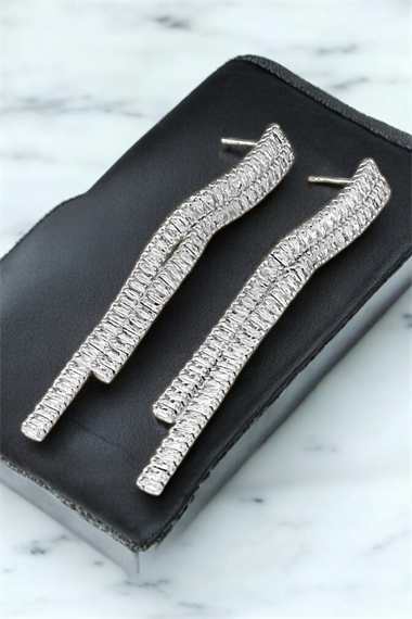 Premium İnce Baget Su Yolu Küpe