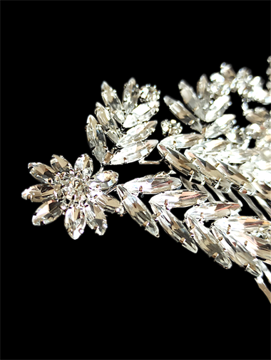 Premium İnce Damla Taş Abiye Toka