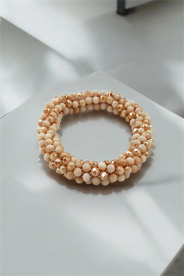 Premium Kristal Taşlı Boncuk Bileklik Lastikli Kristal Boncuk Bileklik