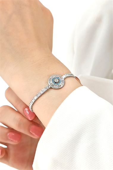 Premium Nazar Boncuk Baget Su Yolu Bileklik 