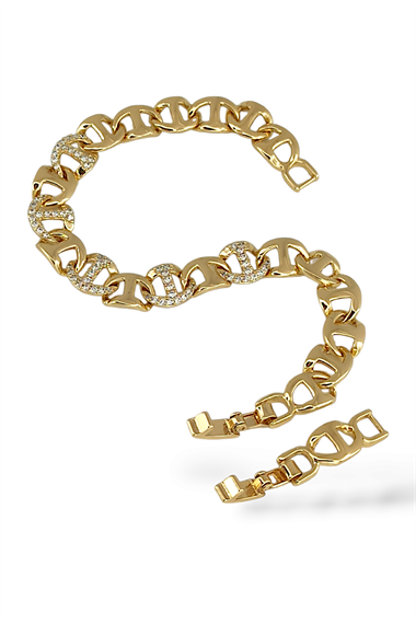 Premium Özel Seri Xuping Renk Atmaz Taşlı Bileklik