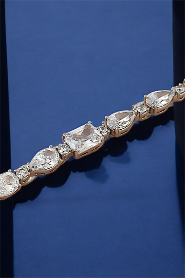 Premium Özel Seri Xuping Renk Atmaz Zirkon Damla Taş Bileklik