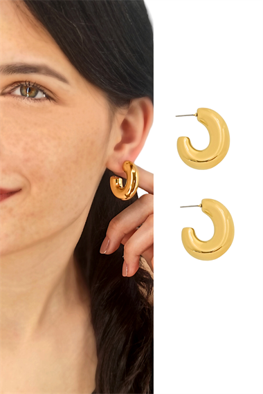 Premium Plaka Boru Küpe