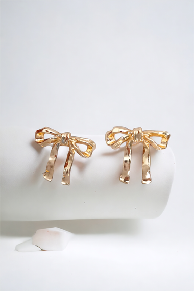 Premium Plaka Fiyonk Küpe