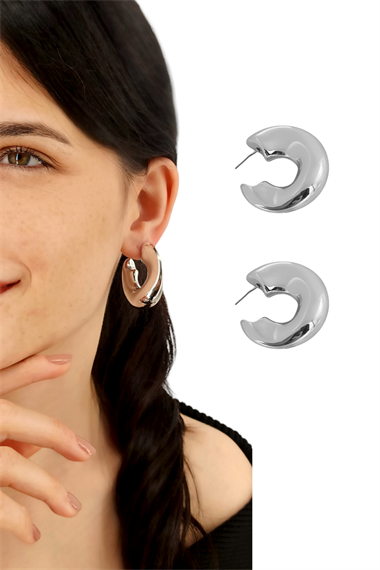 Premium Plaka Geometrik Küpe