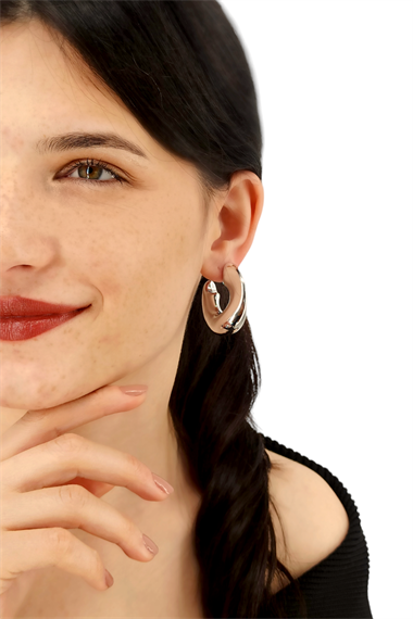 Premium Plaka Geometrik Küpe