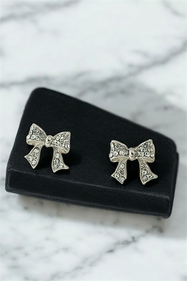 Premium Taşlı Fiyonk Küpe