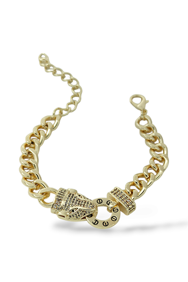 Premium Asansörlü Taşlı Sonsuz Döngü Bileklik