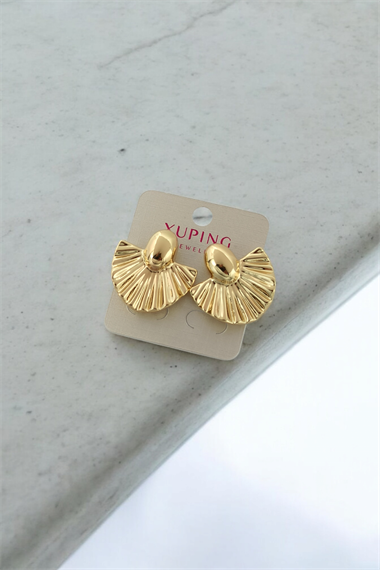 Premium Xuping Renk Atmaz Parlak Plaka Küpe