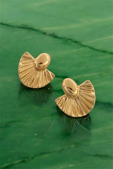 Premium Xuping Renk Atmaz Parlak Plaka Küpe