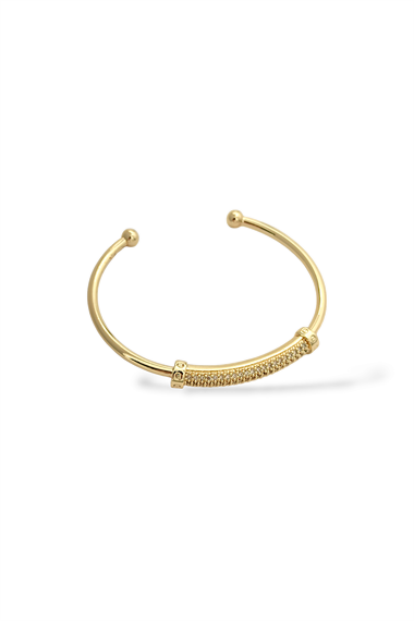 Premium Zirkon Taş Kelepçe Bileklik