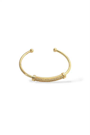 Premium Zirkon Taş Kelepçe Bileklik