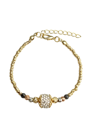 Premium Zirkon Taşlı Yuvarlak Dorika Bileklik