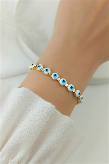 Sıralı Nazar Boncuk Bileklik TrBilek7888