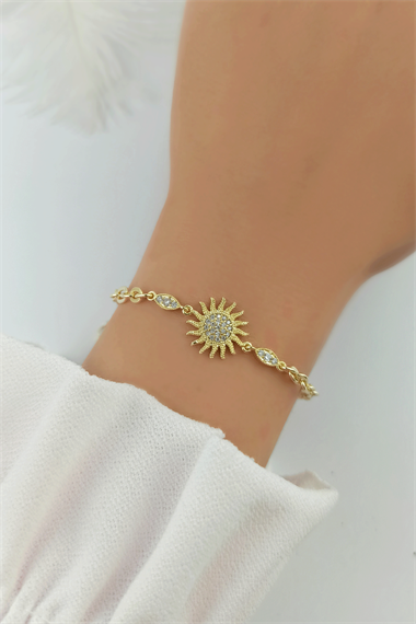Taşlı Güneş Bileklik TrBilek70127