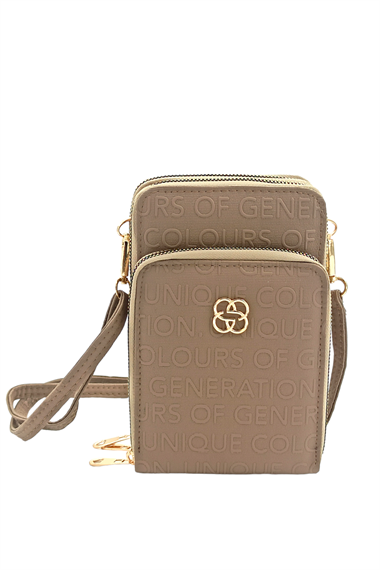 Telefon Gözlü Baskılı Telefonluk Cüzdan Telefonluk Çanta Gofraf  TrCüzdanKS07