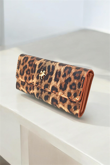 Turuncu Cüzdan Model Deri Bayan Cüzdan