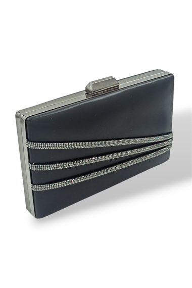 Üç Sıra Taşlı Abiye Çanta