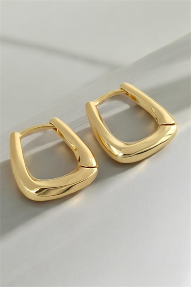 Xuping Renk Atmaz Oval Halka Küpe